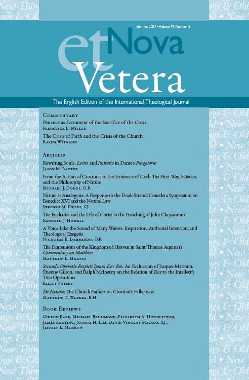 Nova et Vetera 19.3