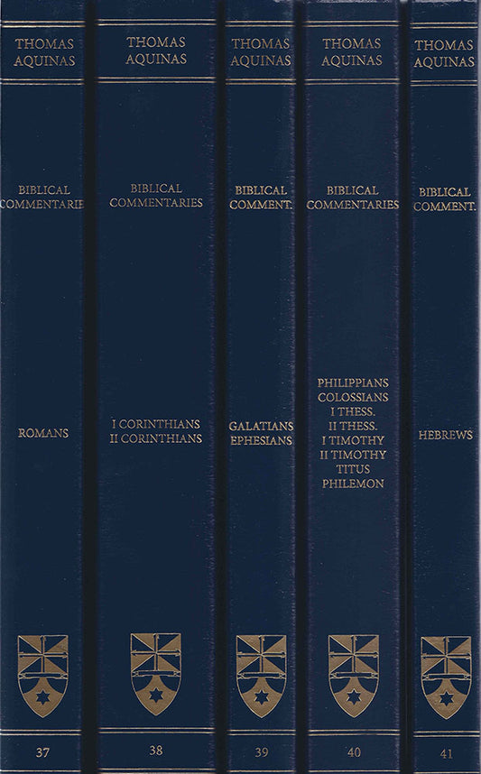 Commentary on the Letters of Saint Paul: Complete Set (Latin-English Opera Omnia)