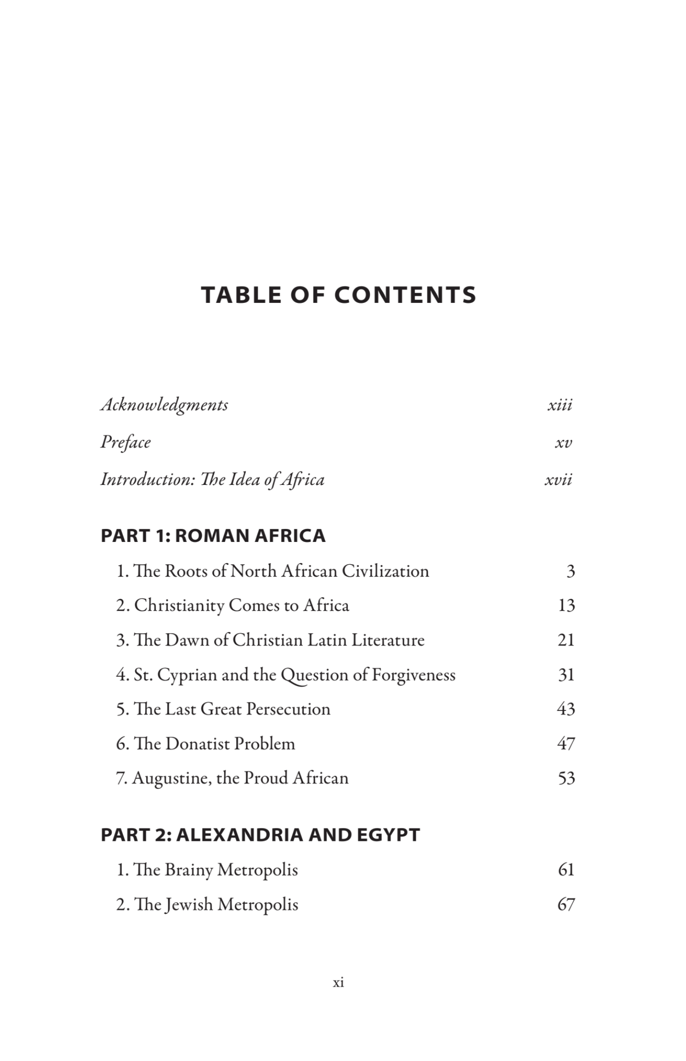 Africa and the Early Church inside