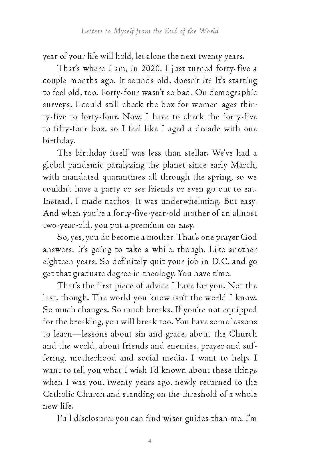 Letters to Myself from the End of the World