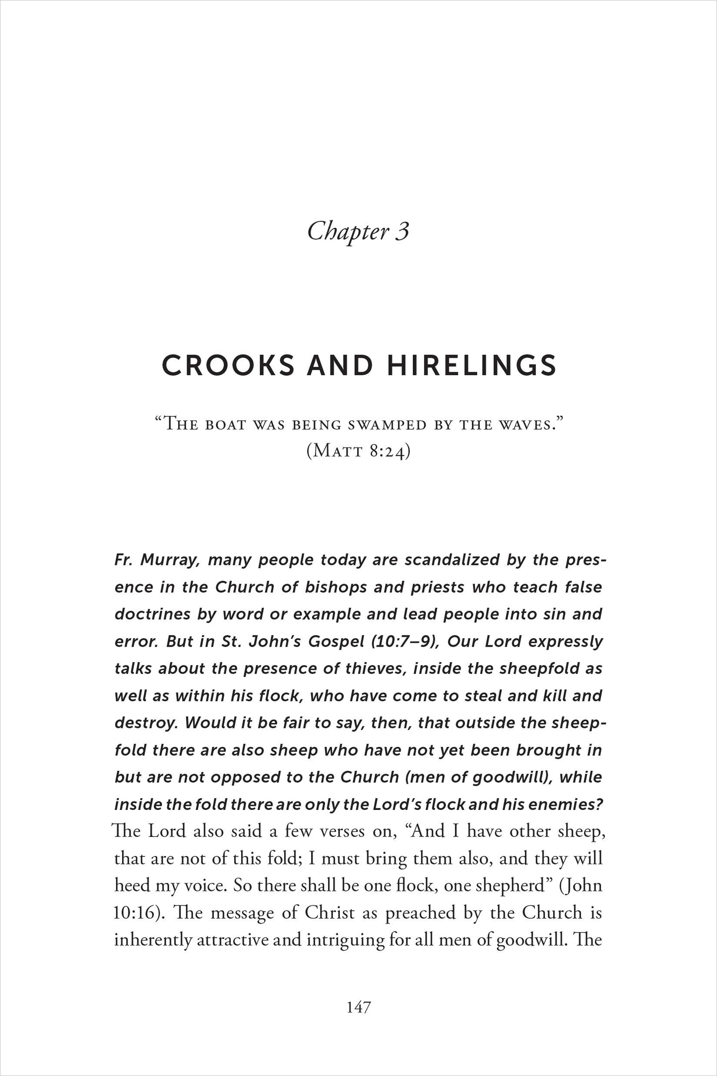 Calming the Storm: Navigating the Crises Facing the Catholic Church and Society
