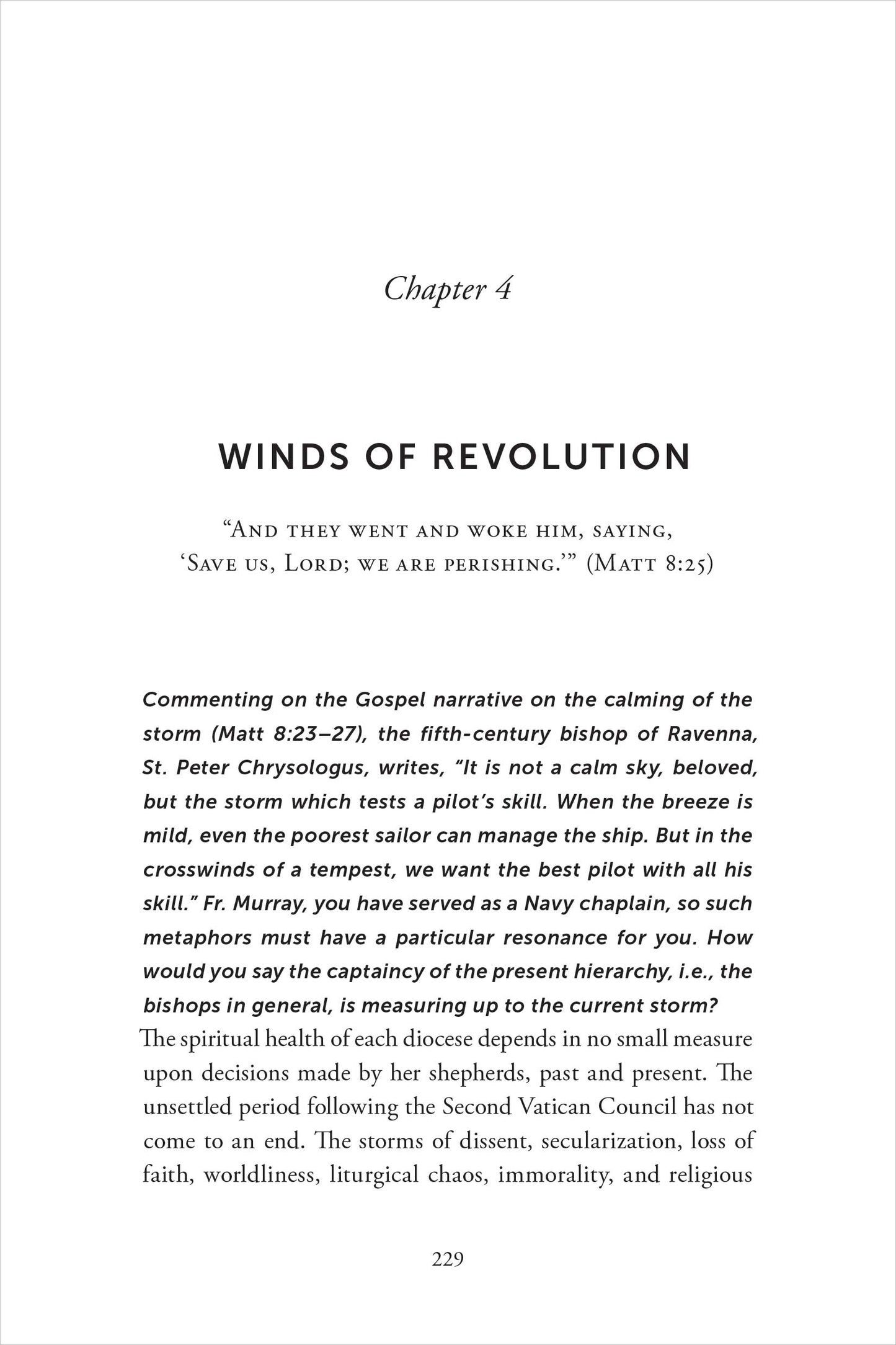 Calming the Storm: Navigating the Crises Facing the Catholic Church and Society