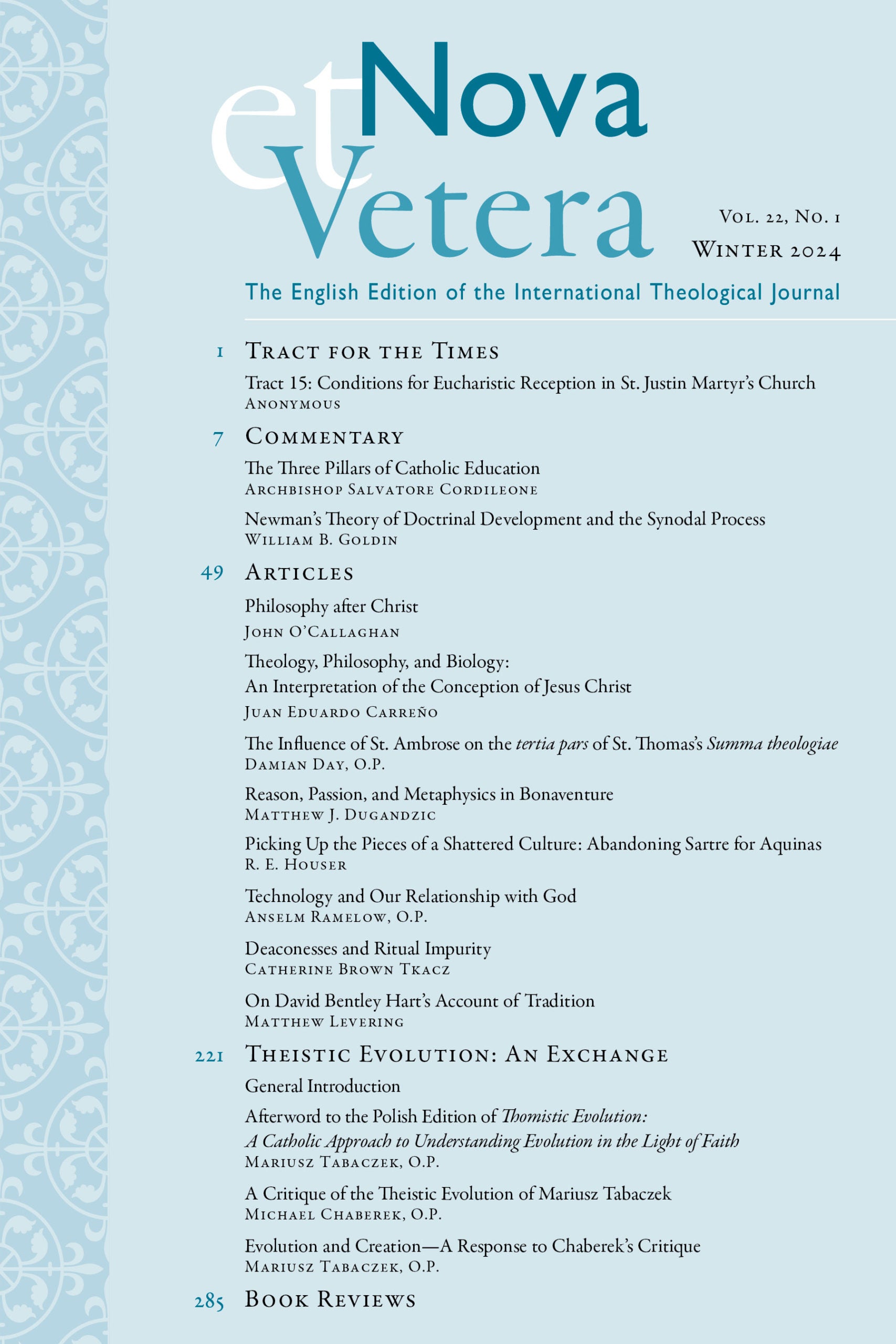 Nova et Vetera 22.1