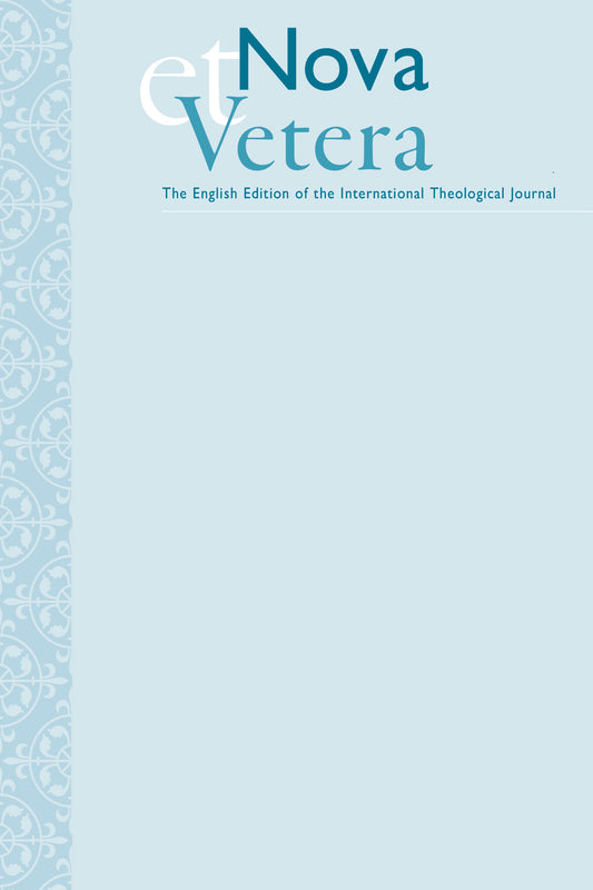 Nova et Vetera, Summer 2008 (Vol. 6, No. 3)