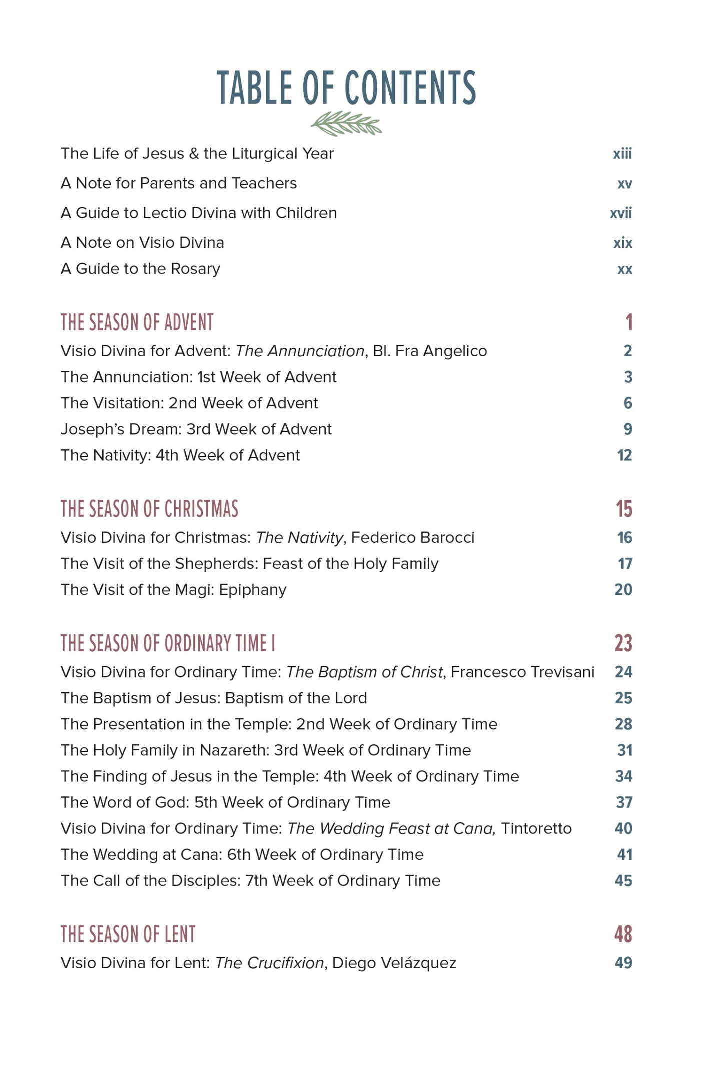 Through the Year with Jesus: Gospel Readings and Reflections for Children
