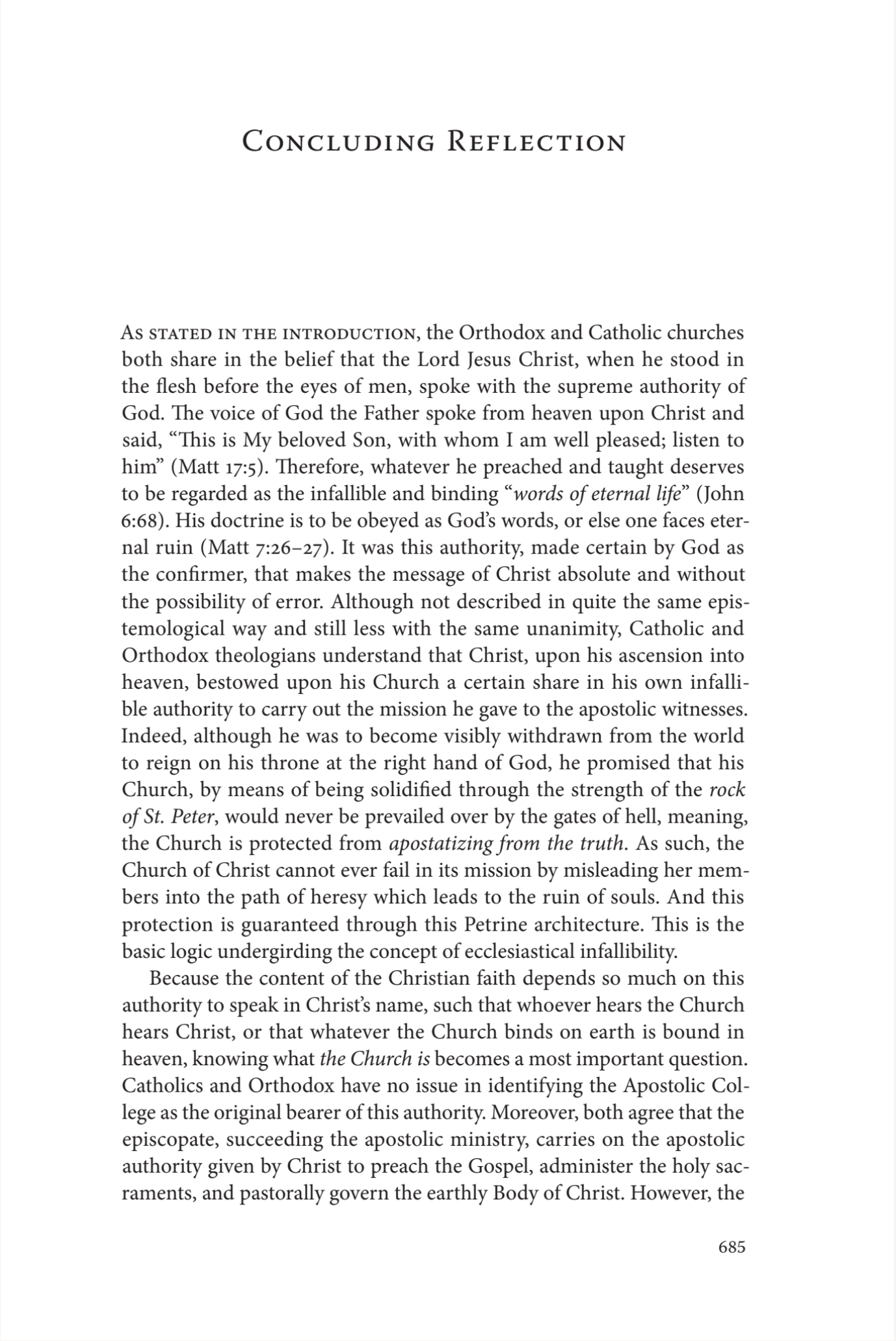 The Papacy:  Revisiting the Debate Between Catholics and Orthodox