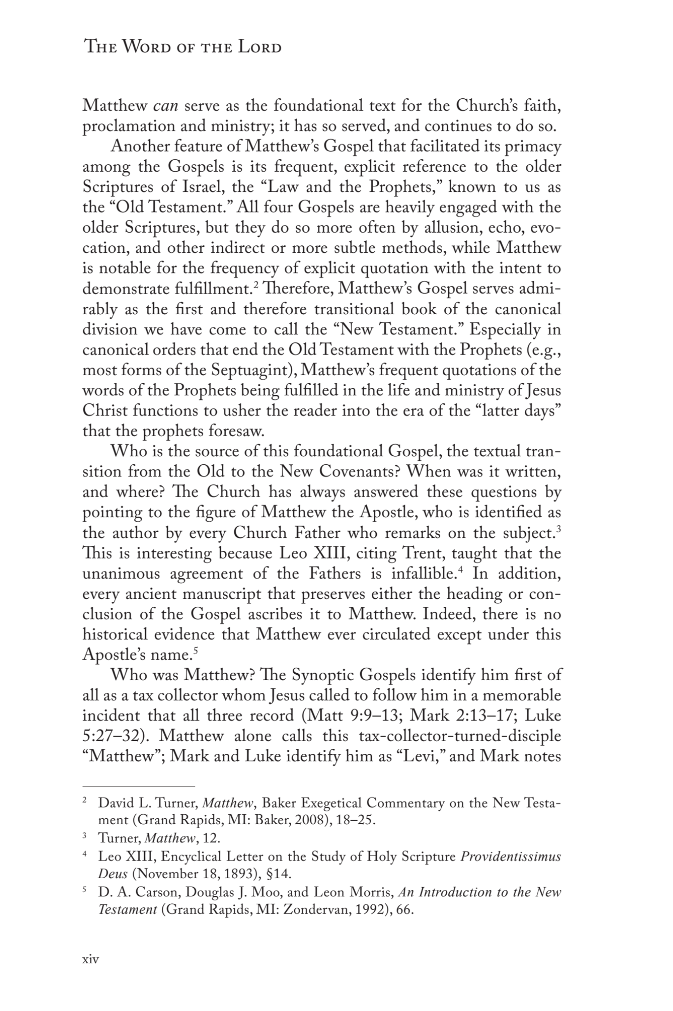 The Word of the Lord: Reflections on the Sunday Mass Readings for Year A